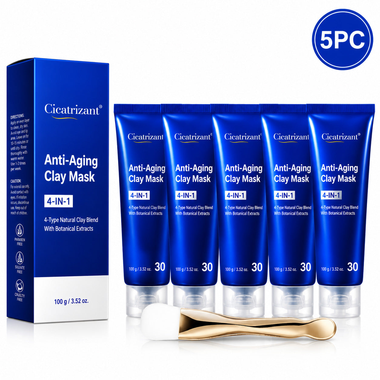 cicatrizantĀ® - š„šAnti-aging, firming, wrinkle-reducing, blackhead-removing, 4-in-1 natural formula mud mask