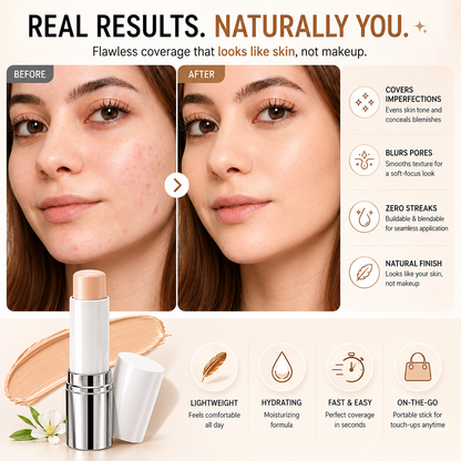 💝 TODAY ONLY — 50% OFF 💝Cream Stick V White Korean Color-Changing Foundation Stick with Volufiline