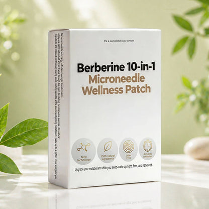 Last Day 50% OFF Berberine 10-in-1 Microneedle Patch, All Skin Types Safe