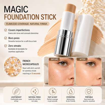 💝 TODAY ONLY — 50% OFF 💝Cream Stick V White Korean Color-Changing Foundation Stick with Volufiline