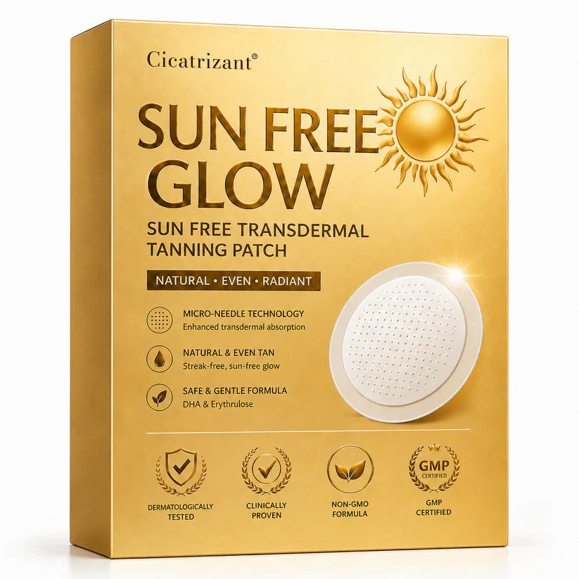 cicatrizant® - SUN FREE Tanning & Glow - Transdermal Microneedle Patches !