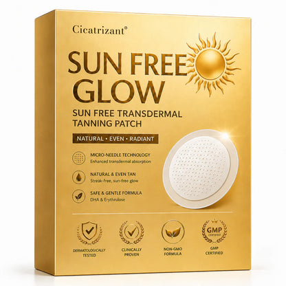 cicatrizant® - SUN FREE Tanning & Glow - Transdermal Microneedle Patches !