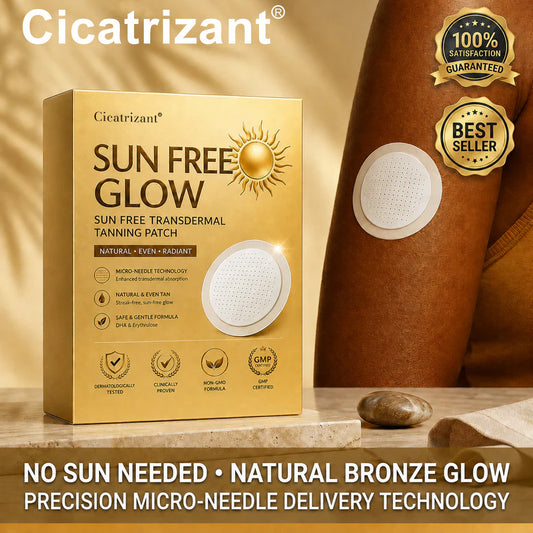 cicatrizant® - SUN FREE Tanning & Glow - Transdermal Microneedle Patches !